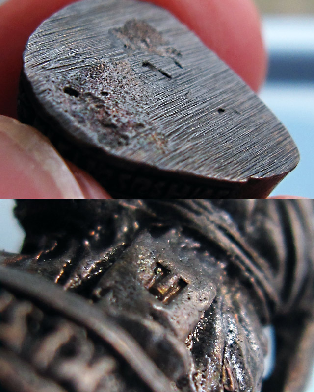 รูปหล่อลอยองค์ รุ่นแรก ปี 2541 หลวงปู่บัว ถามโก วัดศรีบุรพาราม จ.ตราด พร้อมกล่องเดิมจากวัดครับ