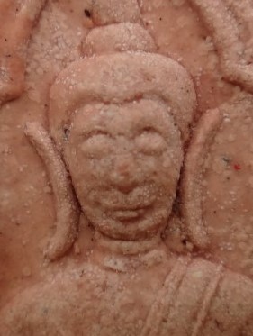 ขุนแผนหลวงปู่ธรรมรังษี เนื้อชมพูผสมผงพรายหลวงปู่ทิม เคาะเดียว