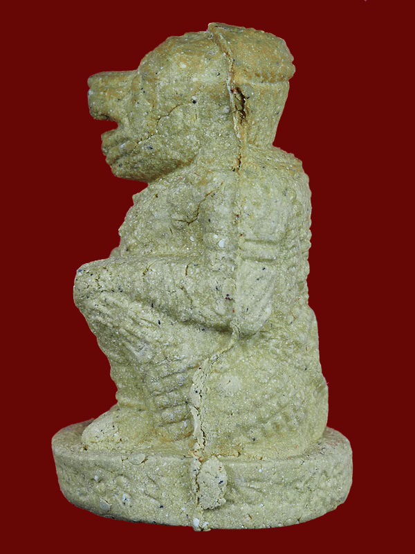 เคาะเดียว ... หนุมานชมภูนุช เนื้อผงพุทธคุณผสมว่าน 108 หลวงปู่หมุน สวยสมบูรณ์ .... #2