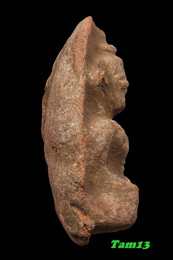 พระถ้ำเสือ กรุวัดเขาดีสลัก สุพรรณบุรี พิมพ์หน้าเทวดา