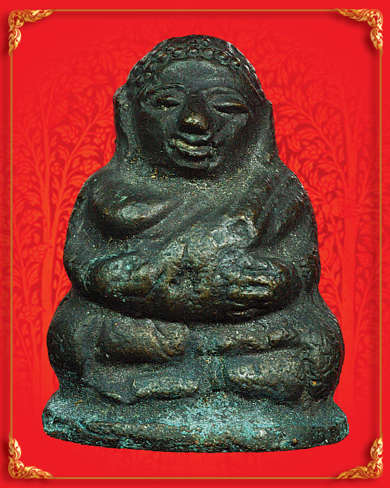 พระสังกัจจายน์ หลวงพ่อพูล วัดไผ่ล้อม หล่อโบราณ รุ่นแรก ปี 2513 พิมพ์ใหญ่