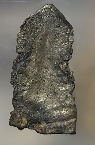 พระแผง๒๑"ตัดเดี่ยว"กรุวัดราชบูรณะ.จ.อยุธยา#เนื้อชินเงิน#(บัตรรับรองพระแท้)