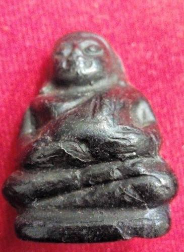 พระสังกัจจายหลวงพ่อกวย วัดโฆสิตาราม เนื้อผงใบลาน มีกริ่ง