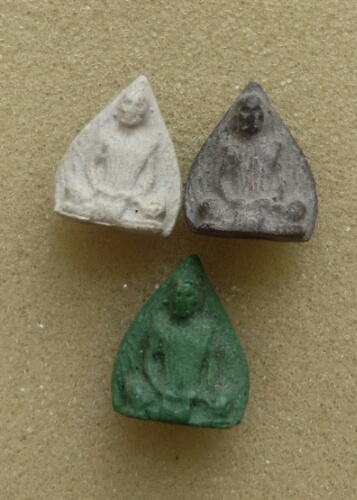 พระผง รูปเหมือนใบโพธุ์  ท่านเจ้าคุณนร    ปี2513. รุ่นแดนดารา  ชุด1