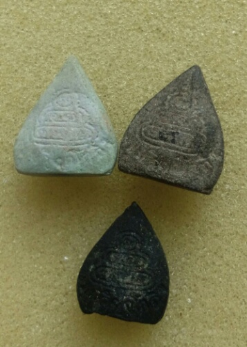 พระผง รูปเหมือนใบโพธุ์  ท่านเจ้าคุณนร    ปี2513. รุ่นแดนดารา  ชุด3