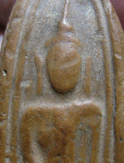 พระลีลา เนื้อดิน กรุวัดม่วง จ.สุพรรณบุรี มาพร้อมบัตรรับรองความแท้