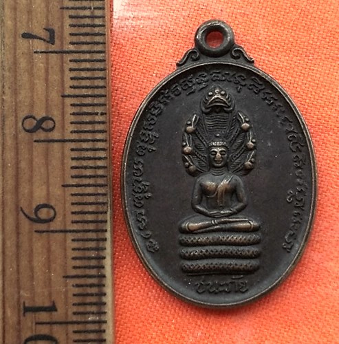 เริ่ม 10 บาท กับ เหรียญพระนาคปรก วัดสระกระเบื้อง ปี2539 รุ่นชนะภัย จ.ลพบุรี  …CF179