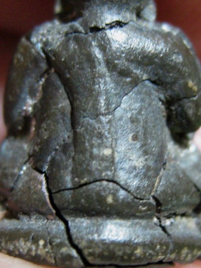 พระสังกัจจายน์ เนื้อชินผสมปรอท (ขรัวเฒ่าคลุมโปงสร้าง) กรุวัดท่าพระ กรุงเทพฯ