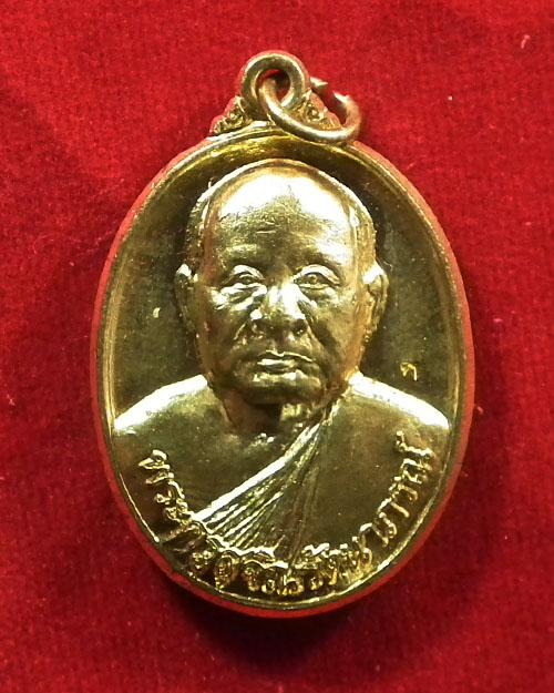 เหรียญรูปไข่ครึ่งองค์ หลวงปู่แก้ว สุจิณโณ ปี ๒๕๕๔