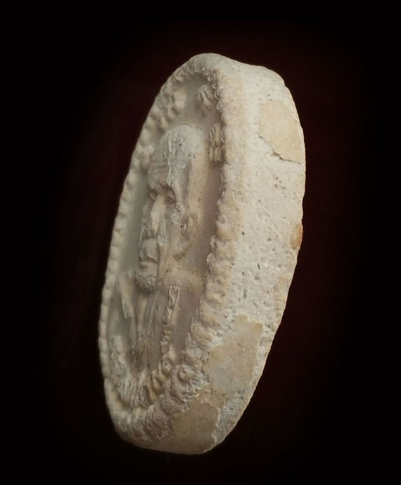 เคาะเดียว พระผงยันต์ดวงเศรษฐี หลวงปู่หมุน ปี43 เนื้อโทนขาว หู ตา ชัด ทันหลวงปู่ พุทธคุณเต็ม 