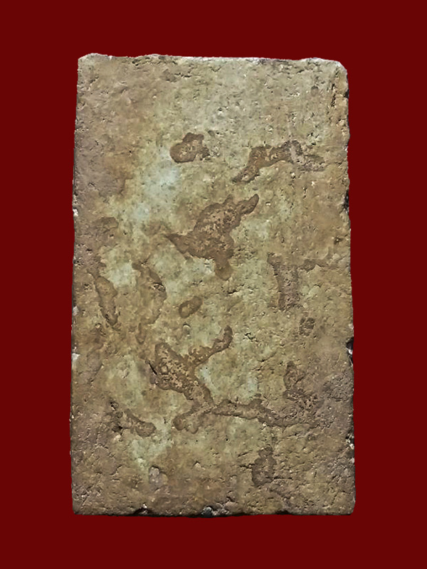 พระสมเด็จหลวงปู่ลำภู  พิมพ์ฐานคู่ วัดใหม่อมตรส บางขุนพรหม กทม.+ บัตรรับรองพระแท้