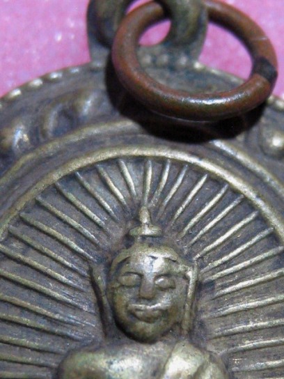 เหรียญหน้ากากหลวงพ่อโสธร ปี2482 ทองเหลือง รุ่นพระวินิจฉัยอรรถการ วัดโสธรฯ จ.ฉะเชิงเทรา มาพร้อมบัตรรั