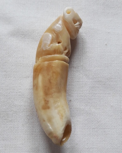 เคาะเดียว..เสือเขี้ยวหมู หลวงพ่อสิน วัดละหารใหญ่ หายาก