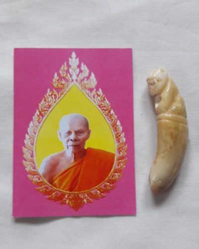 เคาะเดียว..เสือเขี้ยวหมู หลวงพ่อสิน วัดละหารใหญ่ หายาก