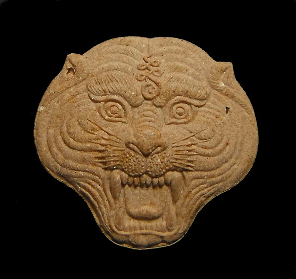 ผงหน้าเสือ หลวงพ่อเปิ่น วัดบางพระ นครปฐม สวย คม ลึก รับประกันยันลูกบวช