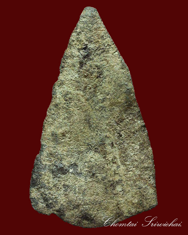 พระท่ามะปราง เนื้อชินเงิน กรุวัดพระศรีรัตนมหาธาตุ สุพรรณบุรี