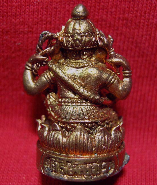 พระพิฆเนศคีรีบัญชร หลวปู่ผาด ปลุกเสกเดี่ยว เนื้อทองแดง พิมพ์ใหญ่ มูลนิธิหลวงปู่ทิมจัดสร้าง