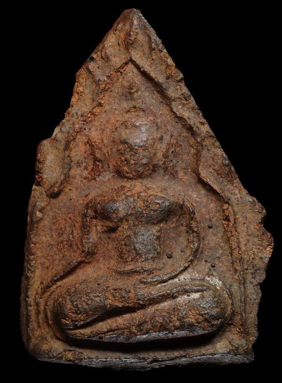 พระขุนแผนพรายคู่ตัดเดี่ยว กรุวัดบ้านกร่าง พิมพ์หน้ากลม เนื้อดิน จ.สุพรรณบุรี มีหน้าตานิดๆ เนื้อโซนอม