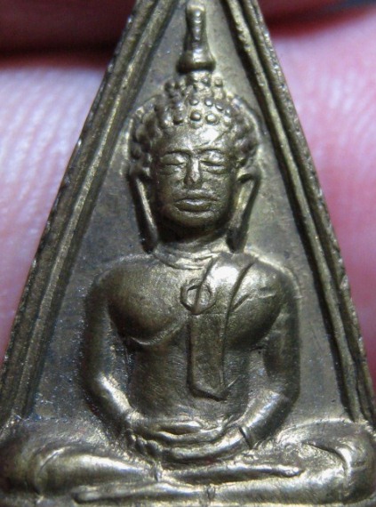 พระหลวงพ่อโสธรสองหน้า ก้นกลึง ปี2508 เนื้อทองเหลือง วัดโสธรฯ จ.ฉะเชิงเทรา 