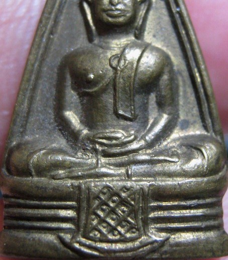 พระหลวงพ่อโสธรสองหน้า ก้นกลึง ปี2508 เนื้อทองเหลือง วัดโสธรฯ จ.ฉะเชิงเทรา 