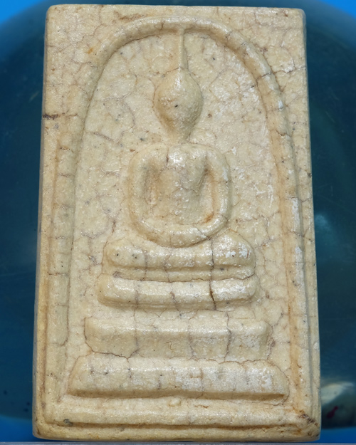 พระสมเด็จ วัดระฆังฯ รุ่น 108ปี เนื้อผงพิมพ์ใหญ่(Bแขนไม่มีจุด/ขอบพระบางมี2ชั้น/เนื้อแตกลาย)ปี2523.ธ12