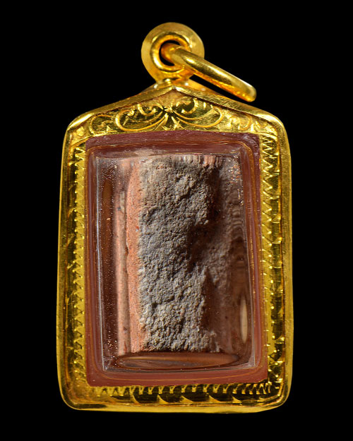 กรุเก่า2522 พระกรุนาดูนตัดเดี่ยว จ.มหาสารคาม พิมพ์ตุ๊กตา ประภามณฑล+เลี่ยมทอง+บัตรรับรองครับ