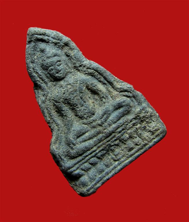 175)..พระพุทธชินราชซุ้มเส้นคู่ เนื้อชินเงิน กรุวัดโพธิญาณ (กรุโรงทอ) ชินเงิน เกล็ดกระดี่ สวยสมบูรณ์ม