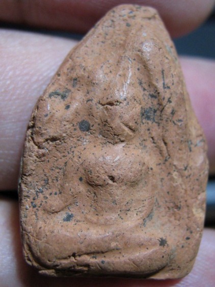 พระพิมพ์พลายเดี่ยว เนื้อดิน กรุวัดคู้ยาง จ.กำแพงเพชร มาพร้อมบัตรรับรอง