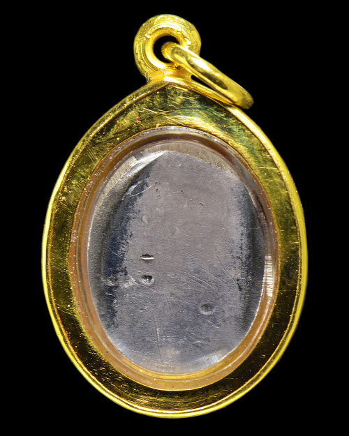 หัวแหวนตัด เนื้อเงินลงถม หลวงพ่อโสธร จ.ฉะเชิงเทรา เก่า ไม่ทราบปี+เลี่ยมทองครับ