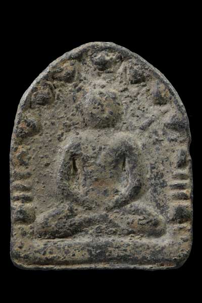 พระนาคปรกสุริยมุณี หลวงพ่ออั้น วัดพระญาติ จ. อยุธยา สร้างประมาณปี 2473 เนื้อชิน 