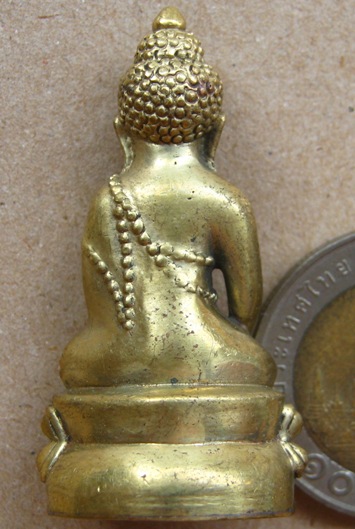 พระกริ่งอุดมทรัพย์ รุ่นเเรก พระอาจารย์อุดมทรัพย์(จ่อย)ศิษย์เอกหลวงปู่หมุน วัดบ้านจาน เนื้อทองทิพย์+ร