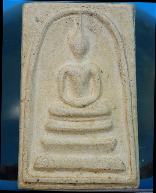 พระสมเด็จ วัดระฆังฯ รุ่น 108ปี เนื้อผง พิมพ์ใหญ่(Aแขนไม่มีจุด/ขอบพระมี2ชั้น) ปี 2523 มีตรายางแบบ.ธ30