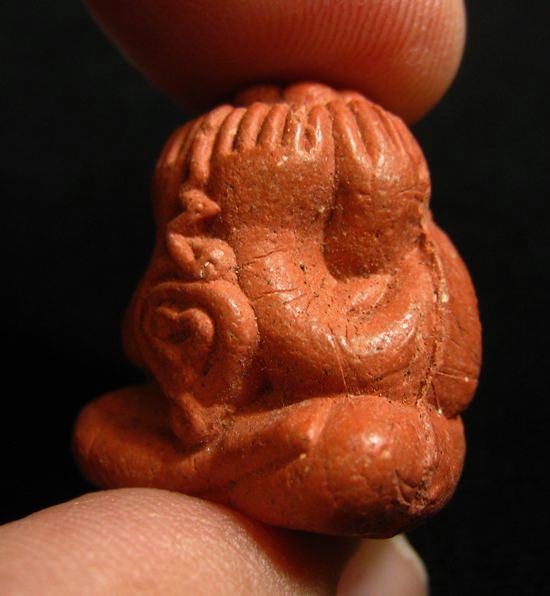 พระปิดตาเนื้อผงชมพูนุชก้นอุดเทียนชัย หลวงปู่หมุน ออกวัดซับลำใย 2543 #8