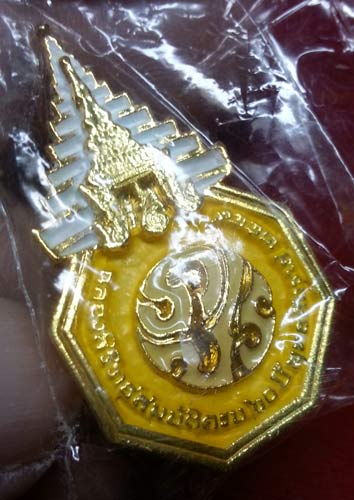 เข็มกลัด ภ ป ร พระราชทาน ครองราชย์ครบ ๖๐ ปี พ.ศ. ๒๕๔๙