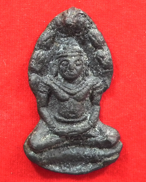 พระนาคปรก ๗ เศียร เนื้อชินไม่ทราบกรุ