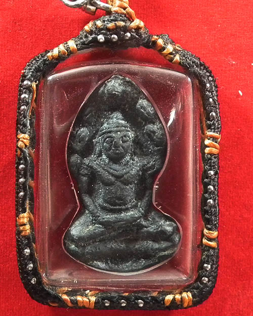 พระนาคปรก ๗ เศียร เนื้อชินไม่ทราบกรุ