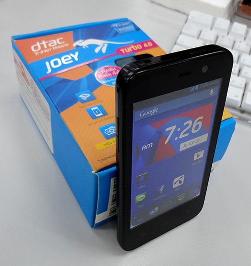 มือถือ DTAC JOEY TURBO4.0 เครื่องพร้อมกล่องครับ