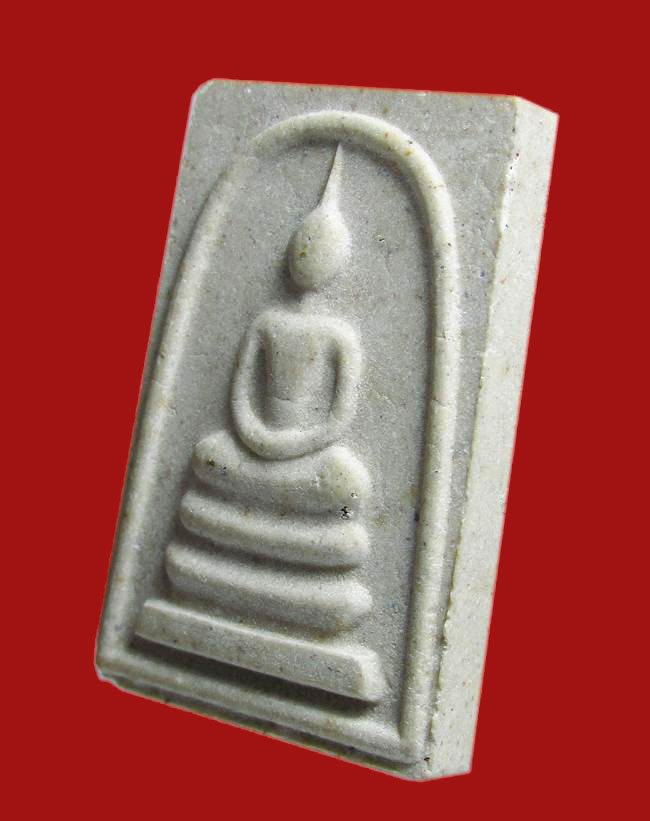 สมเด็จปืนแตก รุ่นสร้างอุโบสถ ปี 2537 หลวงพ่อรวย วัดตะโก จ.อยุธยา  