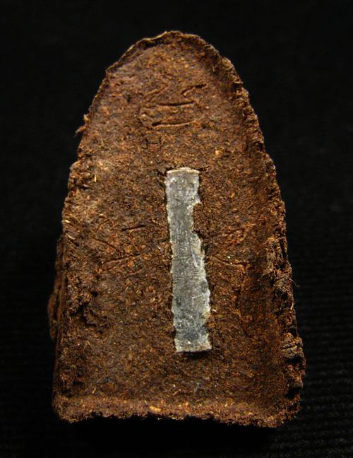 พระพิมพ์สมเด็จโตเนื้อว่านชานหมาก ฝังพลอย+ตะกรุด ออกวัดป่าช่องกุ่ม หลวงปู่หมุนปลุกเสก ปี 2543 (15)