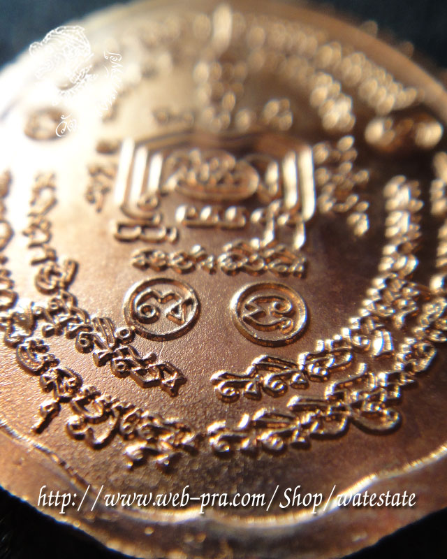 เหรียญหลวงพ่อรวย วัดตะโก รุ่นชนะจน เนื้อทองแดง สร้างและออกวัดตะโก ปี 2556