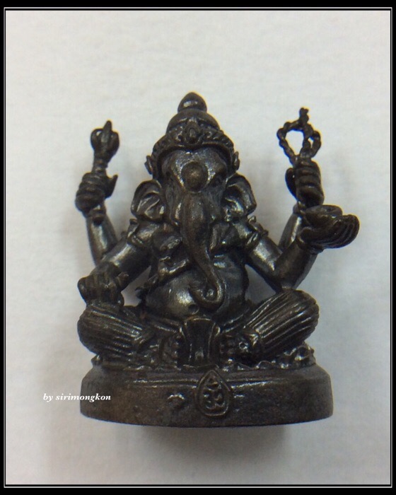 พระพิฆเนศ กรมศิลปากร ปี47 พิมพ์ลอยองค์ เนื้อโลหะผสม มีโค๊ดกำกับ สวยๆเดิมๆ #2