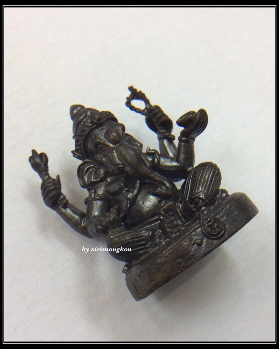 พระพิฆเนศ กรมศิลปากร ปี47 พิมพ์ลอยองค์ เนื้อโลหะผสม มีโค๊ดกำกับ สวยๆเดิมๆ #2