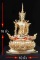 ***พระพุทธรูปปางโปรดพญาชมพูบดีหรือปางทรงเครื่อง เนื้อทองเหลืองขัดมันปัดทอง