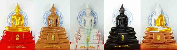 ***ยกชุด 5 องค์***พระบูชา พระพุทธโสธรเนื้อเรซิ่นเหล็กน้ำพี้+เนื้อกระเบื้องหลังคาโบส์ถ+เนื้อเรซิ่นสีส