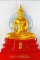 ***พระบูชา พระพุทธโสธรเนื้อเนื้อเรซิ่นองค์สีทอง ใต้ฐานปั๊มยันต์พร้อมกล่องตราวัดบรรจุเดิมๆครับ 