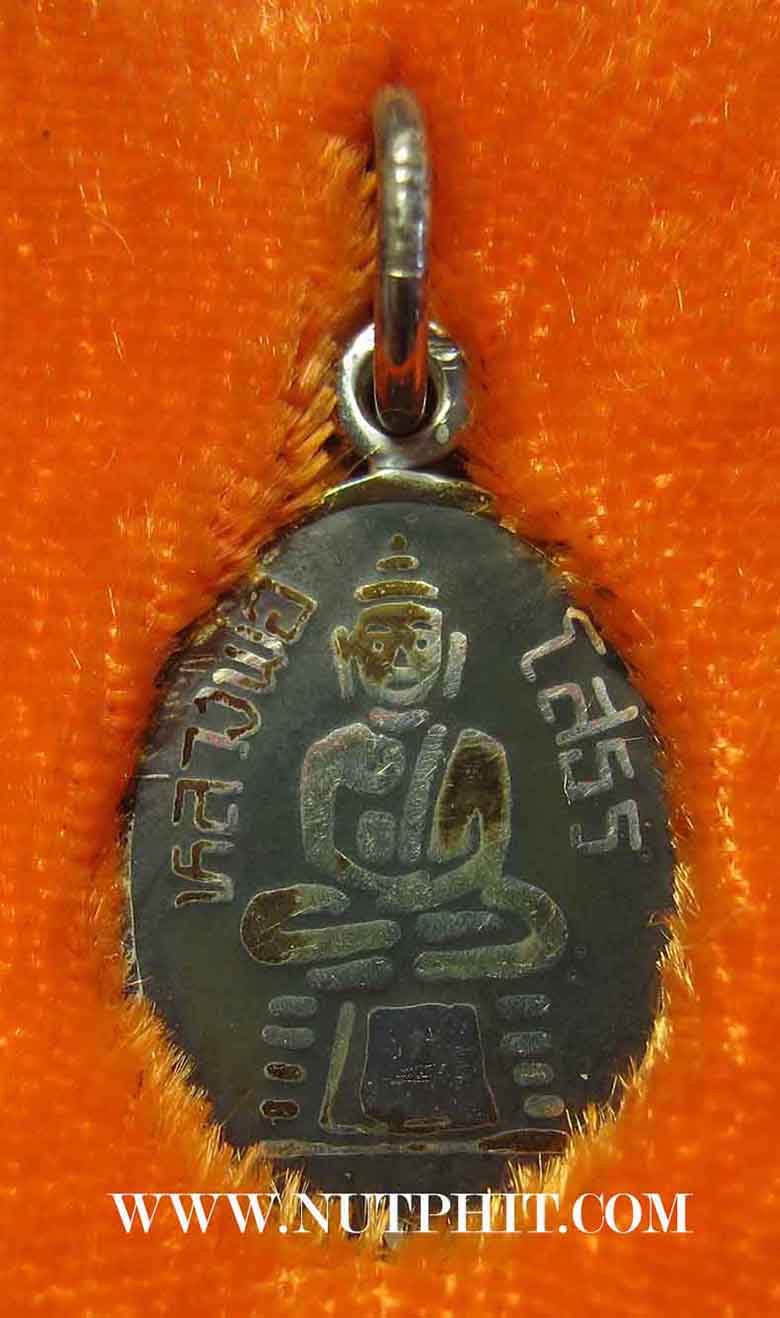 ชุด 2 องค์พระพุทธโสธร วัดโสธร แปดริ้ว เนื้อเงินแท้ลงถม+กล่องเดิมสวยกริ๊บ*82