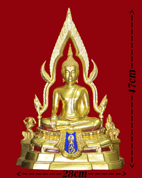 พระบูชา9นิ้ว ลงรักปิดทอง หลวงพ่อพระพุทธชินราช จ.พิษณุโลก ถอดซุ้มได้