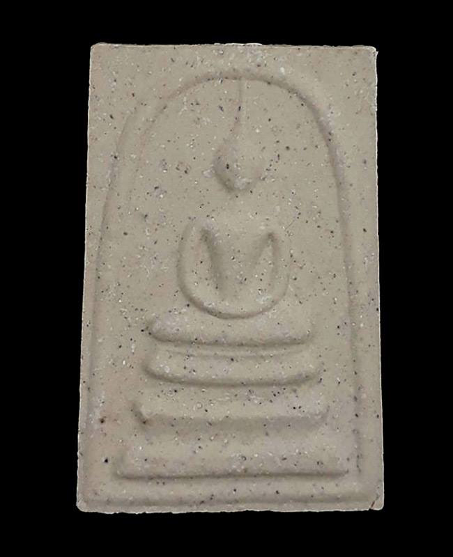 พระสมเด็จพิมพ์ฐาน 3 ชั้น รุ่นรวยทรัพย์แสนล้าน หลวงพ่อรวย วัดตะโก จ.อยุธยา ปี2539 เนื้อผงพุทธคุณ 