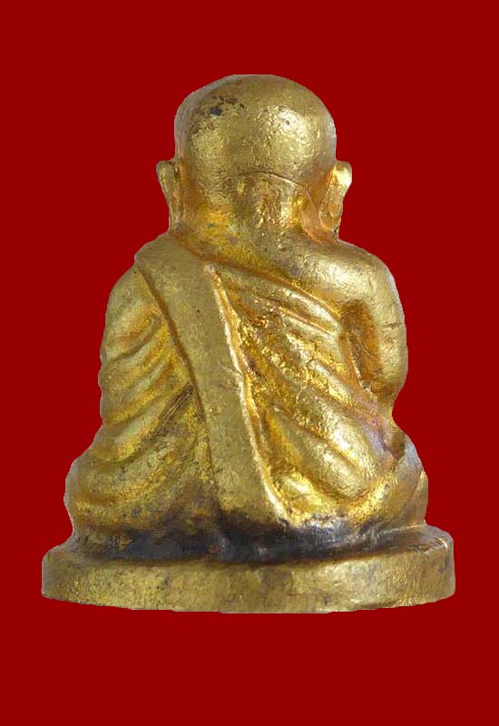 " ช้างคู่ " รูปเหมือนหลวงพ่อเงิน วัดบางคลาน พิมพ์ใหญ่ สวยๆ พร้อมกล่อง 