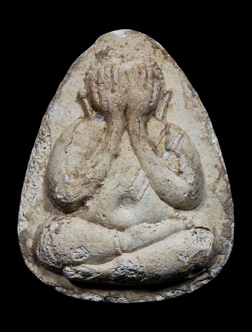 พระปิดตาวัดคลองทราย พิมพ์ใหญ่ ปี 2540 หลวงปู่หมุน ปั้มตราวัดป่าหนองหล่ม